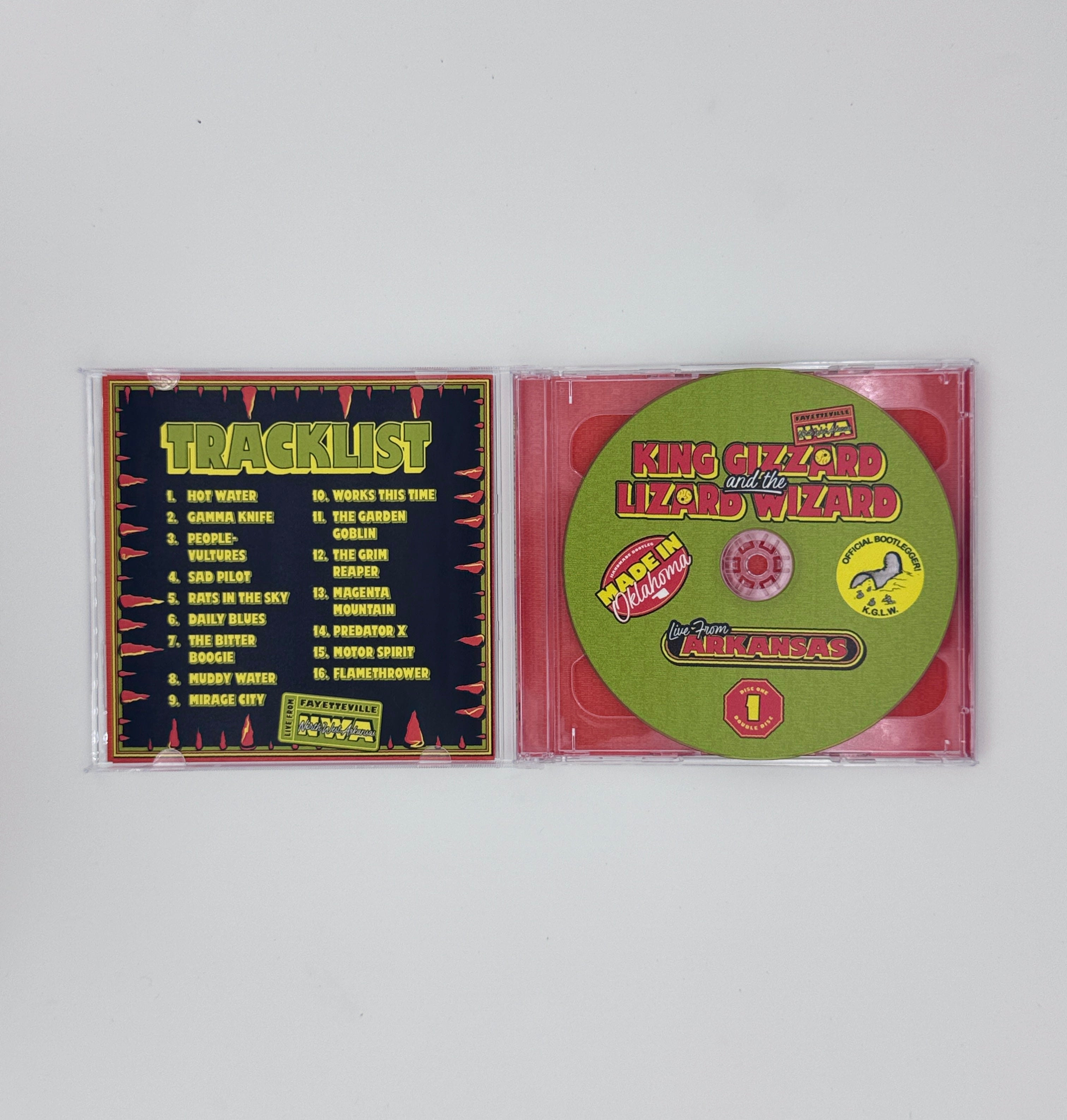 King Gizzard & The Lizard Wizard – Live in Arkansas 2024 (2-CD Set)