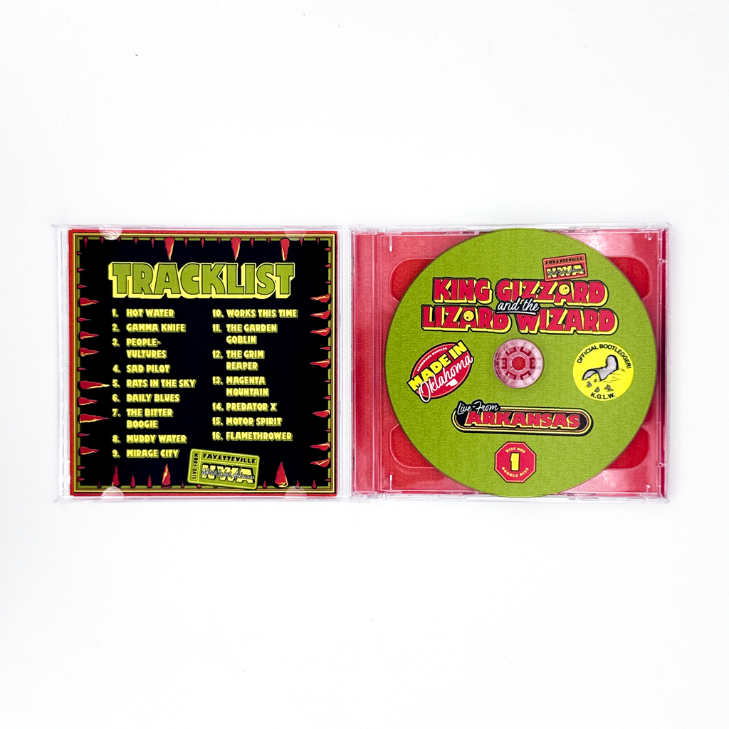 King Gizzard & The Lizard Wizard – Live in Arkansas 2024 (2-CD Set)