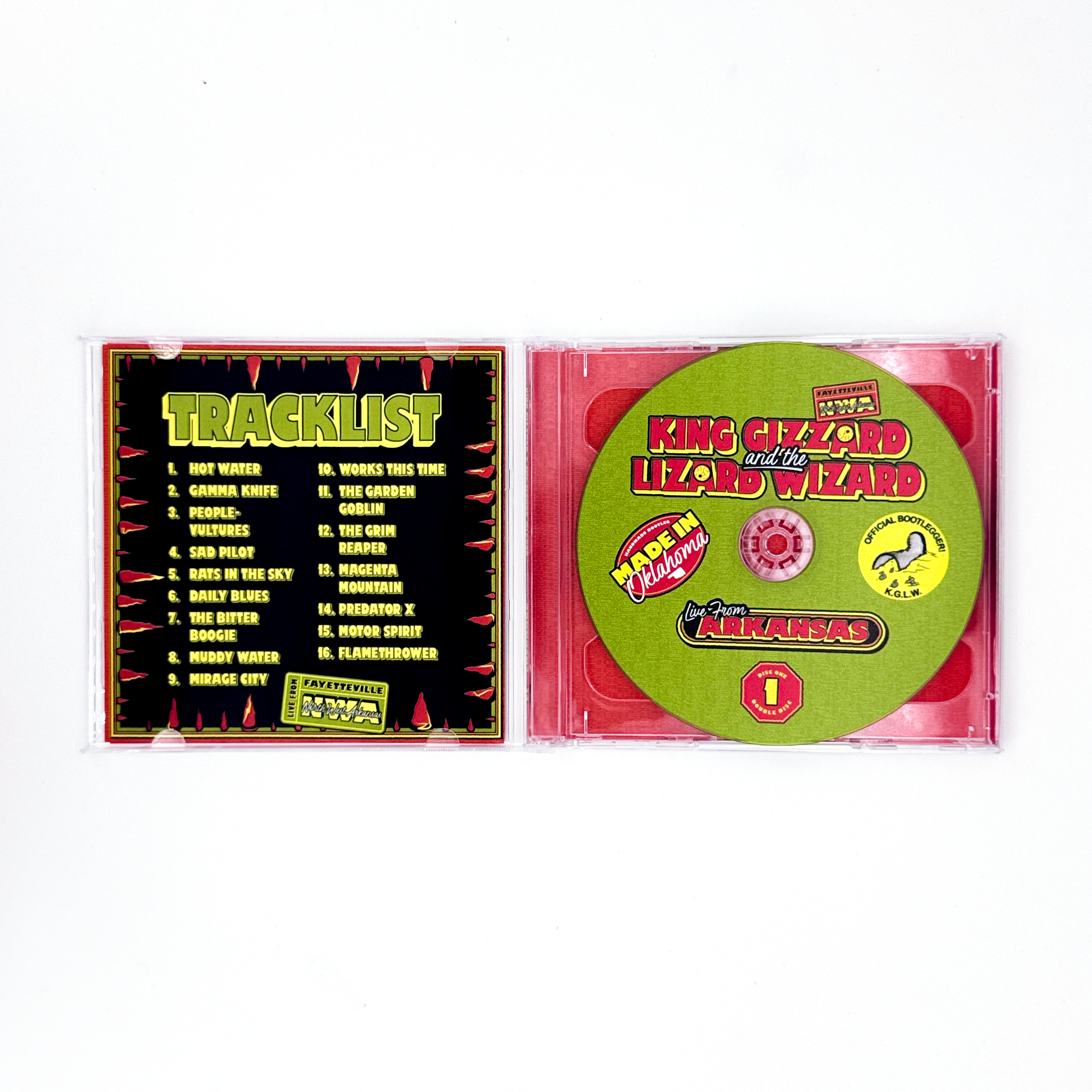 King Gizzard & The Lizard Wizard – Live in Arkansas 2024 (2-CD Set)