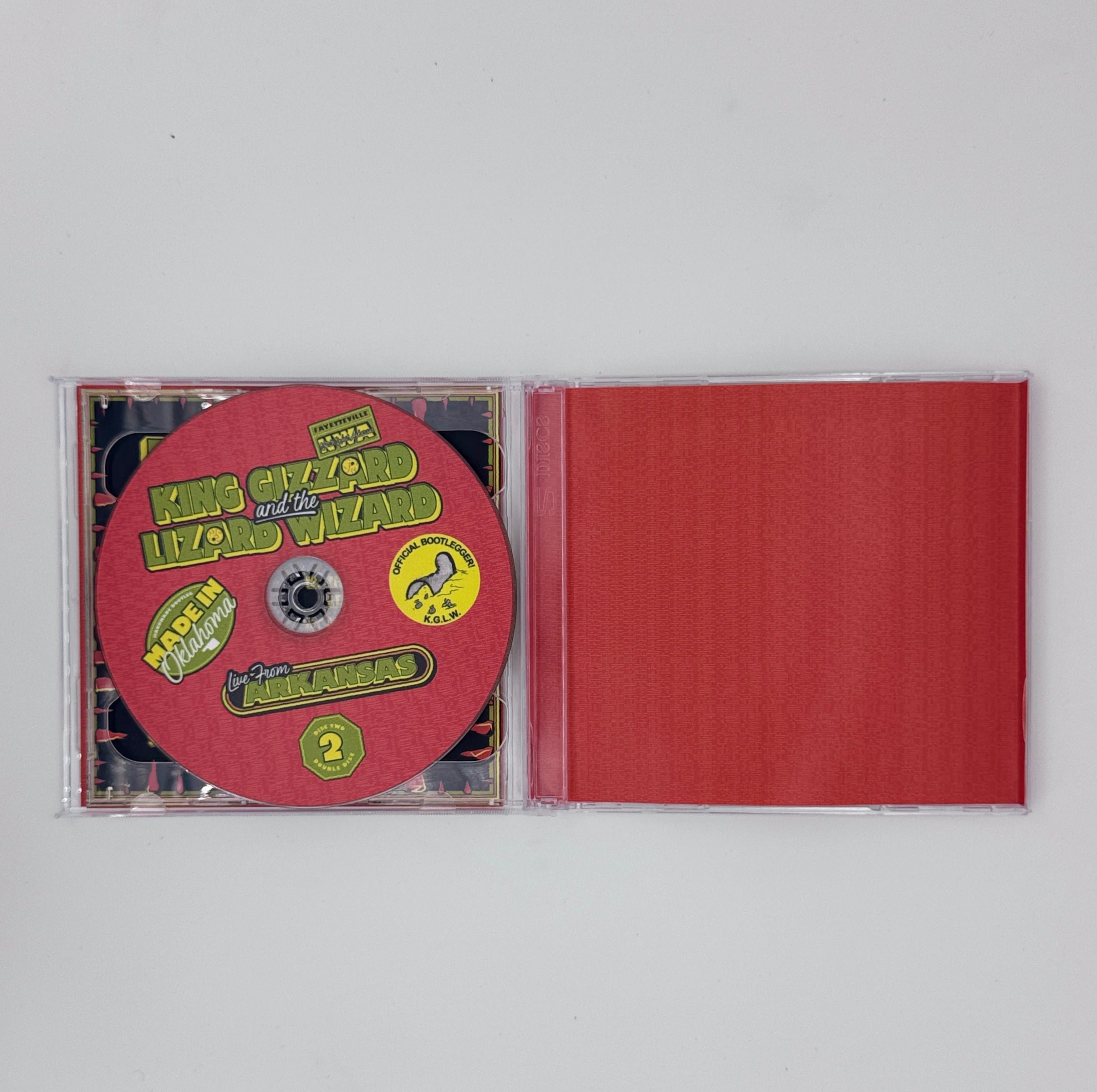 King Gizzard & The Lizard Wizard – Live in Arkansas 2024 (2-CD Set)