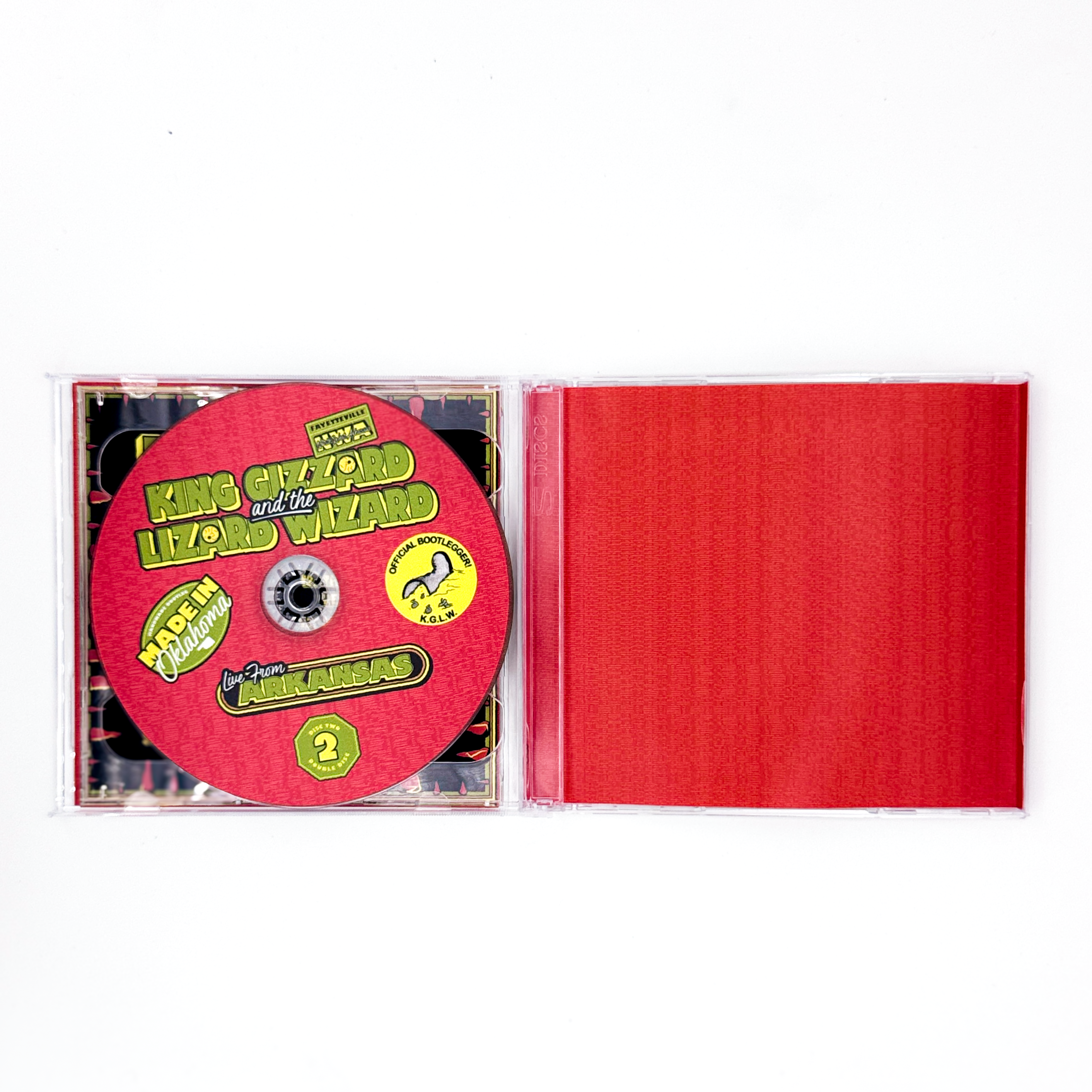 King Gizzard & The Lizard Wizard – Live in Arkansas 2024 (2-CD Set)
