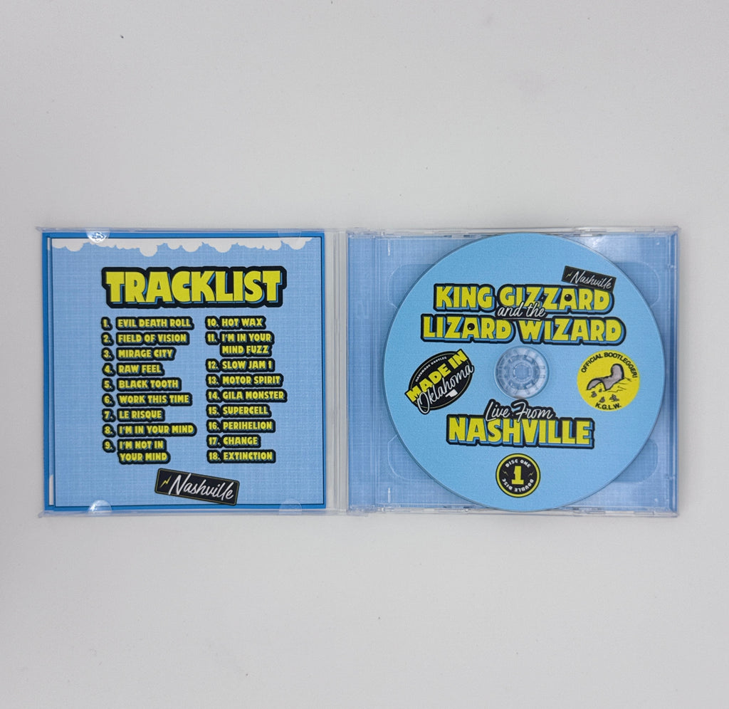 King Gizzard & The Lizard Wizard – Live in Nashville 2024 (2-CD Set)