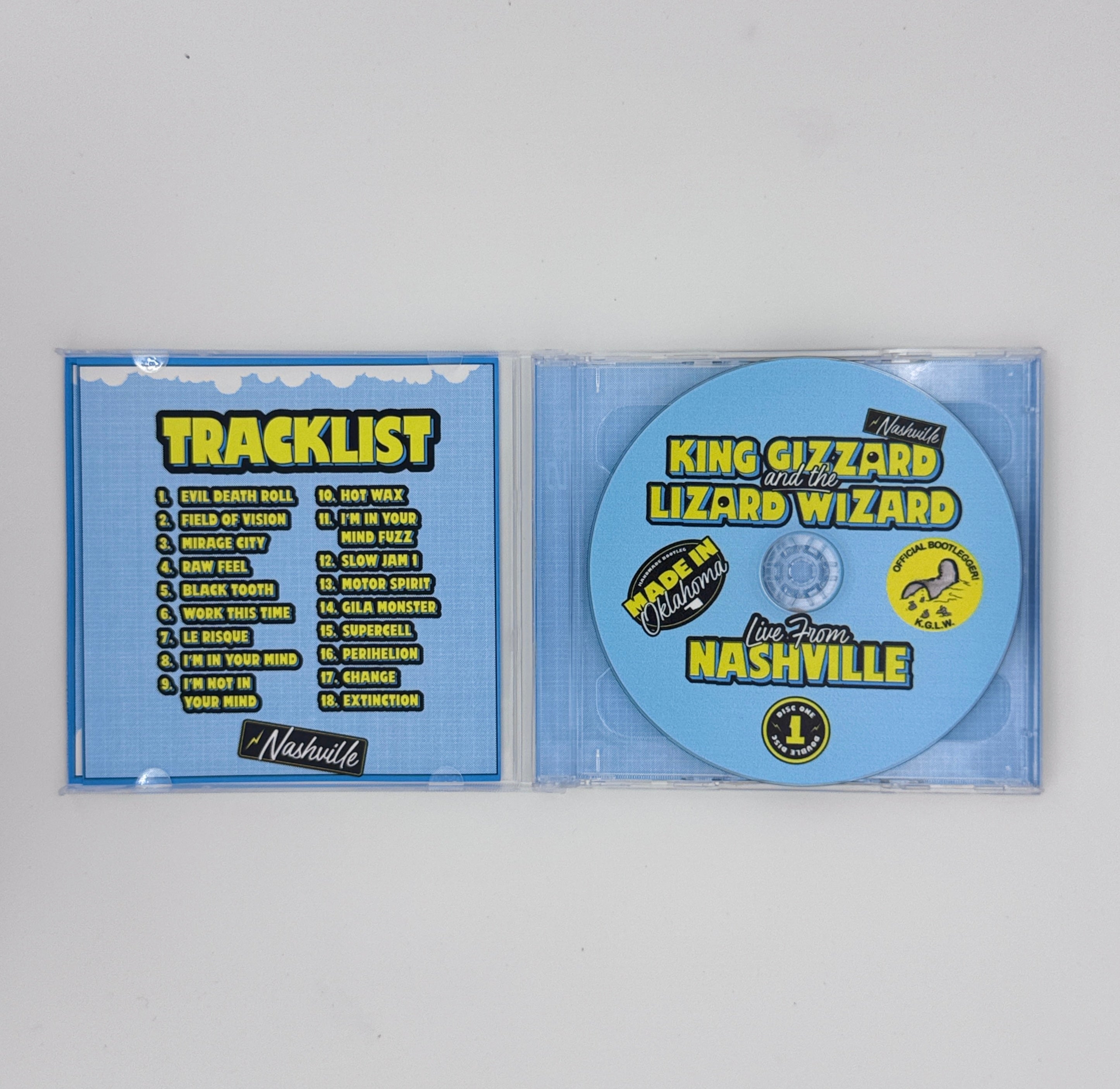 King Gizzard & The Lizard Wizard – Live in Nashville 2024 (2-CD Set)