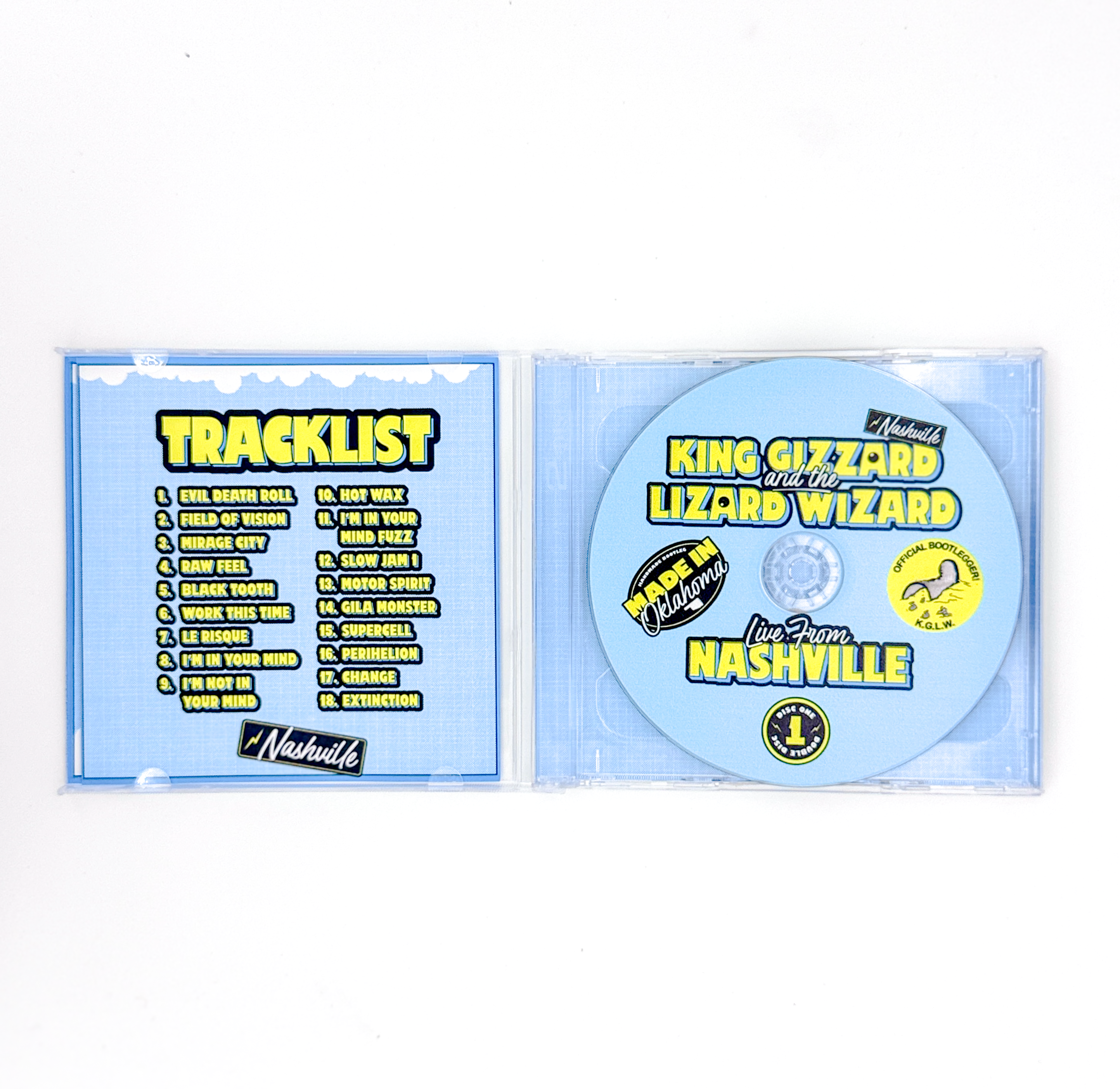 King Gizzard & The Lizard Wizard – Live in Nashville 2024 (2-CD Set)