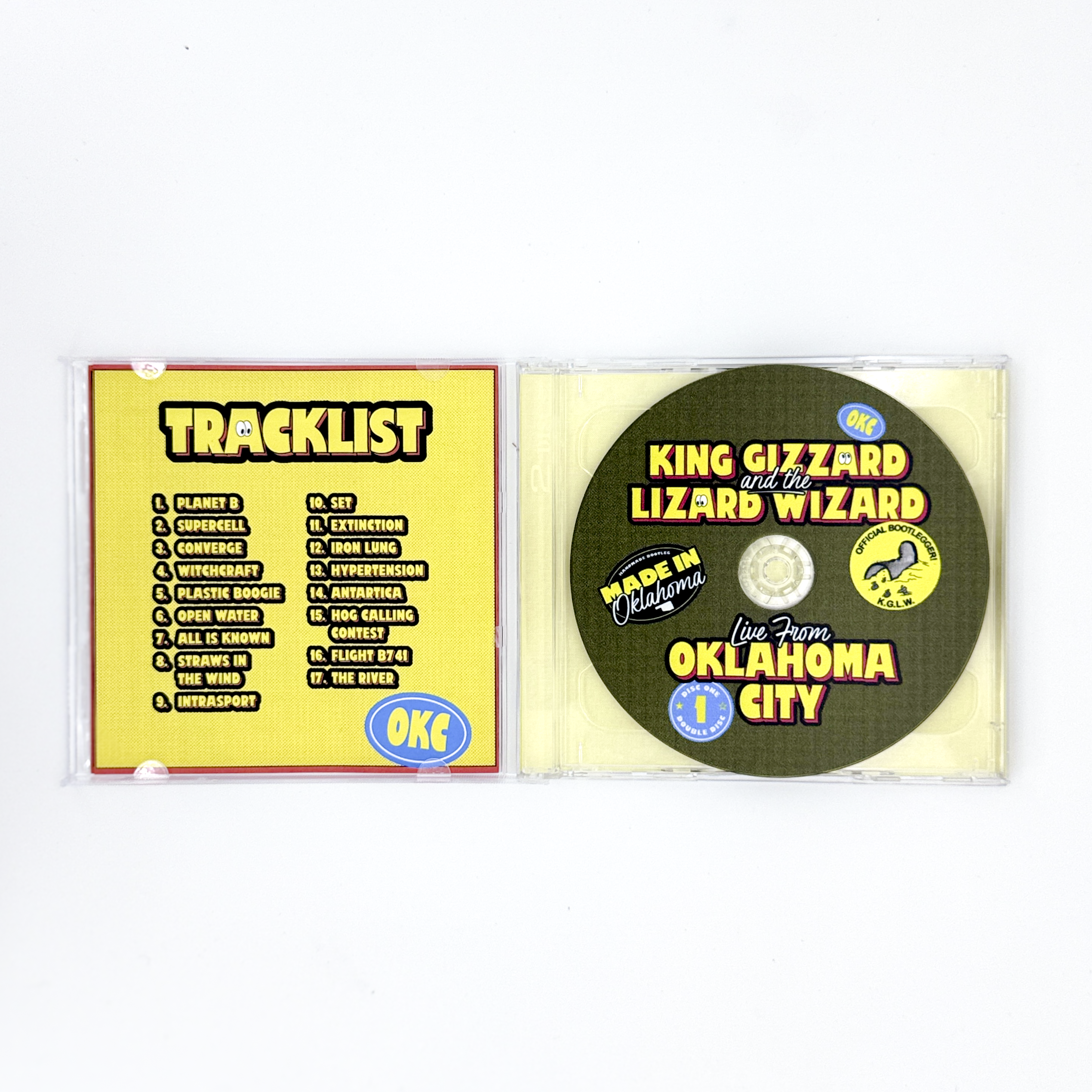 King Gizzard & The Lizard Wizard – Live in Oklahoma City 2024 (2-CD Set)