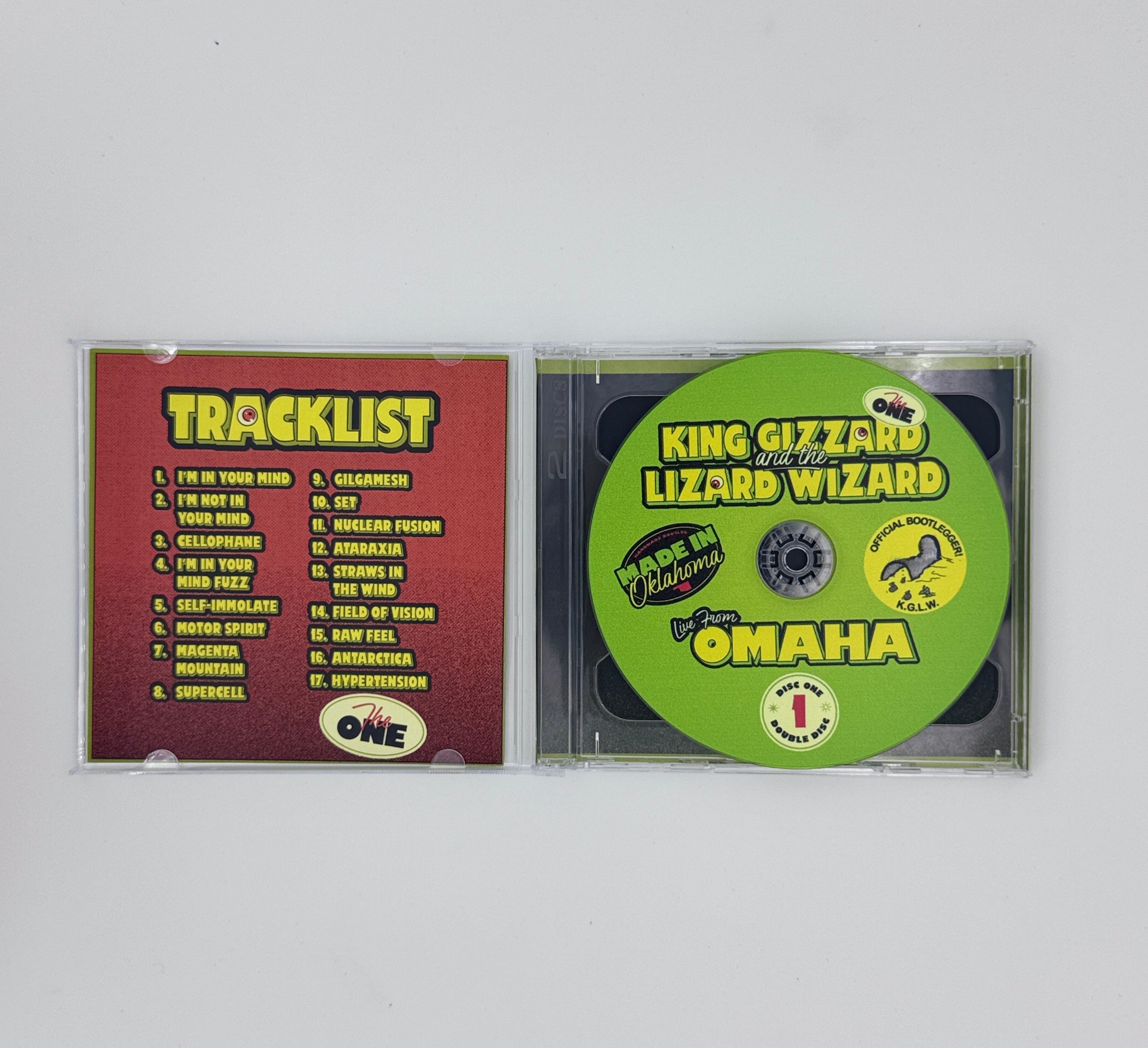 King Gizzard & The Lizard Wizard – Live in Omaha 2024 (2-CD Set)