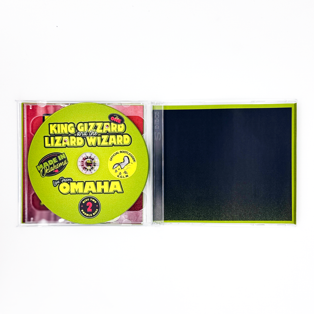 King Gizzard & The Lizard Wizard – Live in Omaha 2024 (2-CD Set)