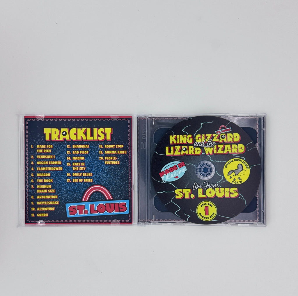 King Gizzard & The Lizard Wizard – Live in St. Louis 2024 (2-CD Set)