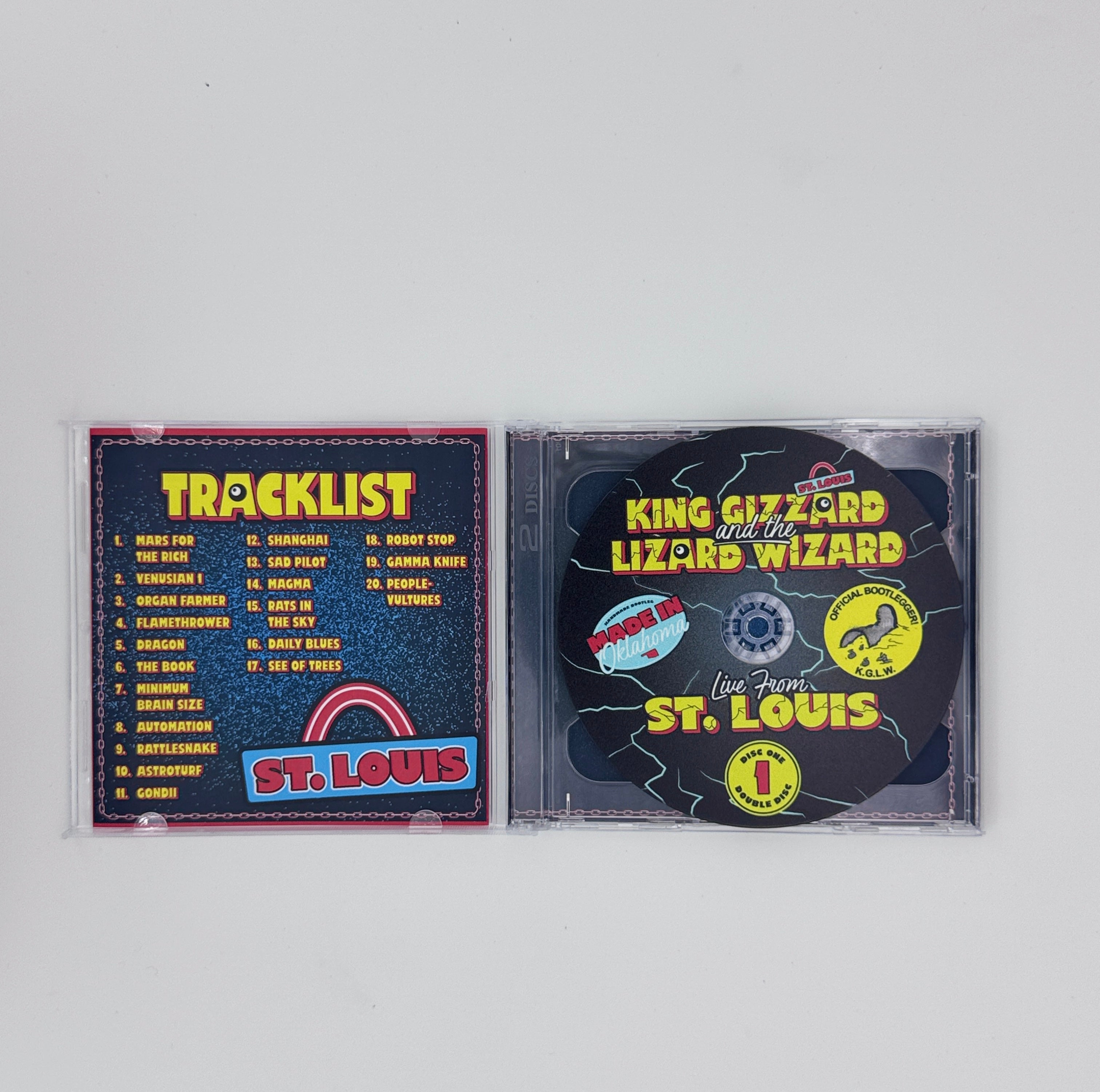 King Gizzard & The Lizard Wizard – Live in St. Louis 2024 (2-CD Set)