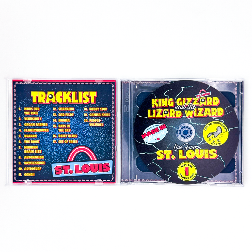 King Gizzard & The Lizard Wizard – Live in St. Louis 2024 (2-CD Set)