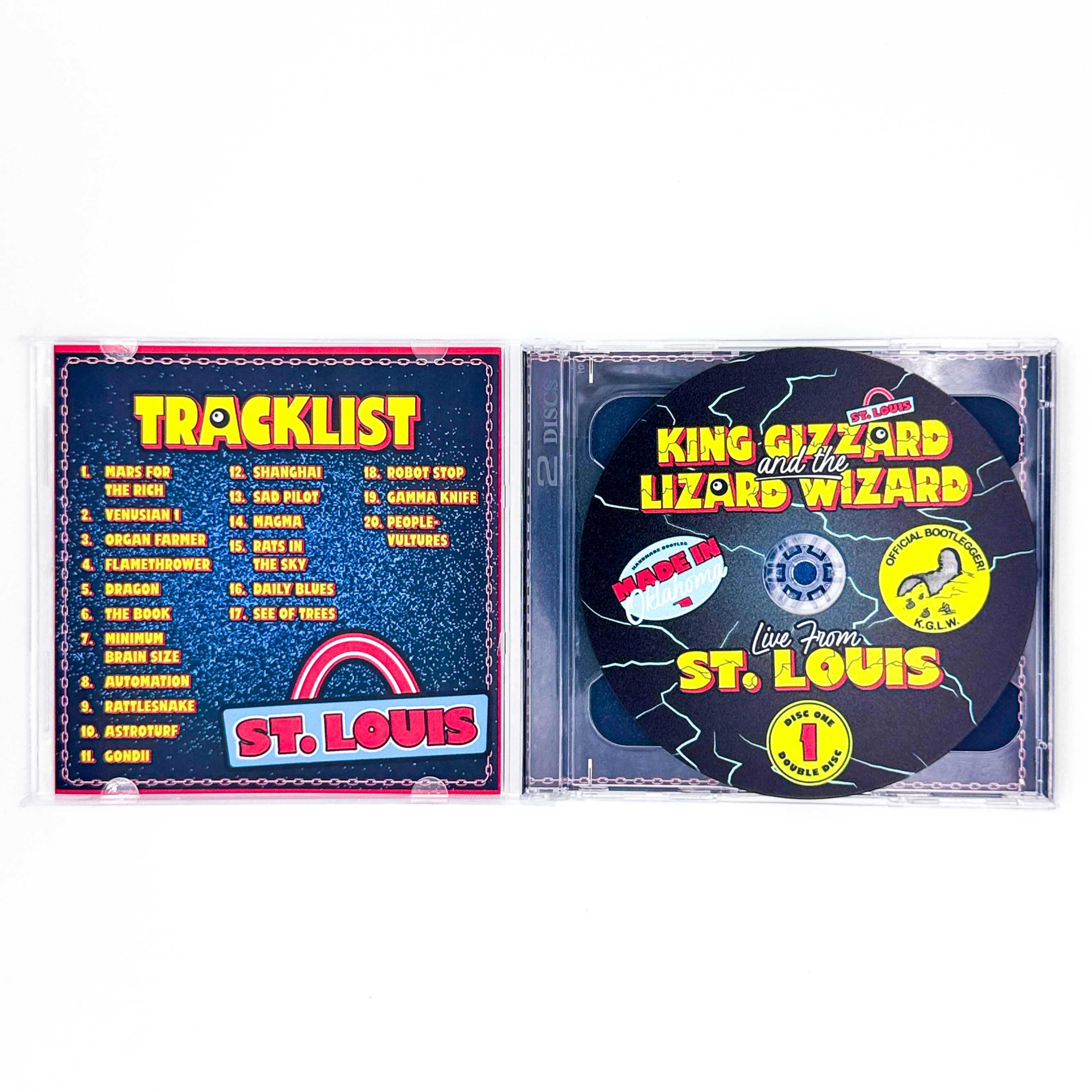King Gizzard & The Lizard Wizard – Live in St. Louis 2024 (2-CD Set)